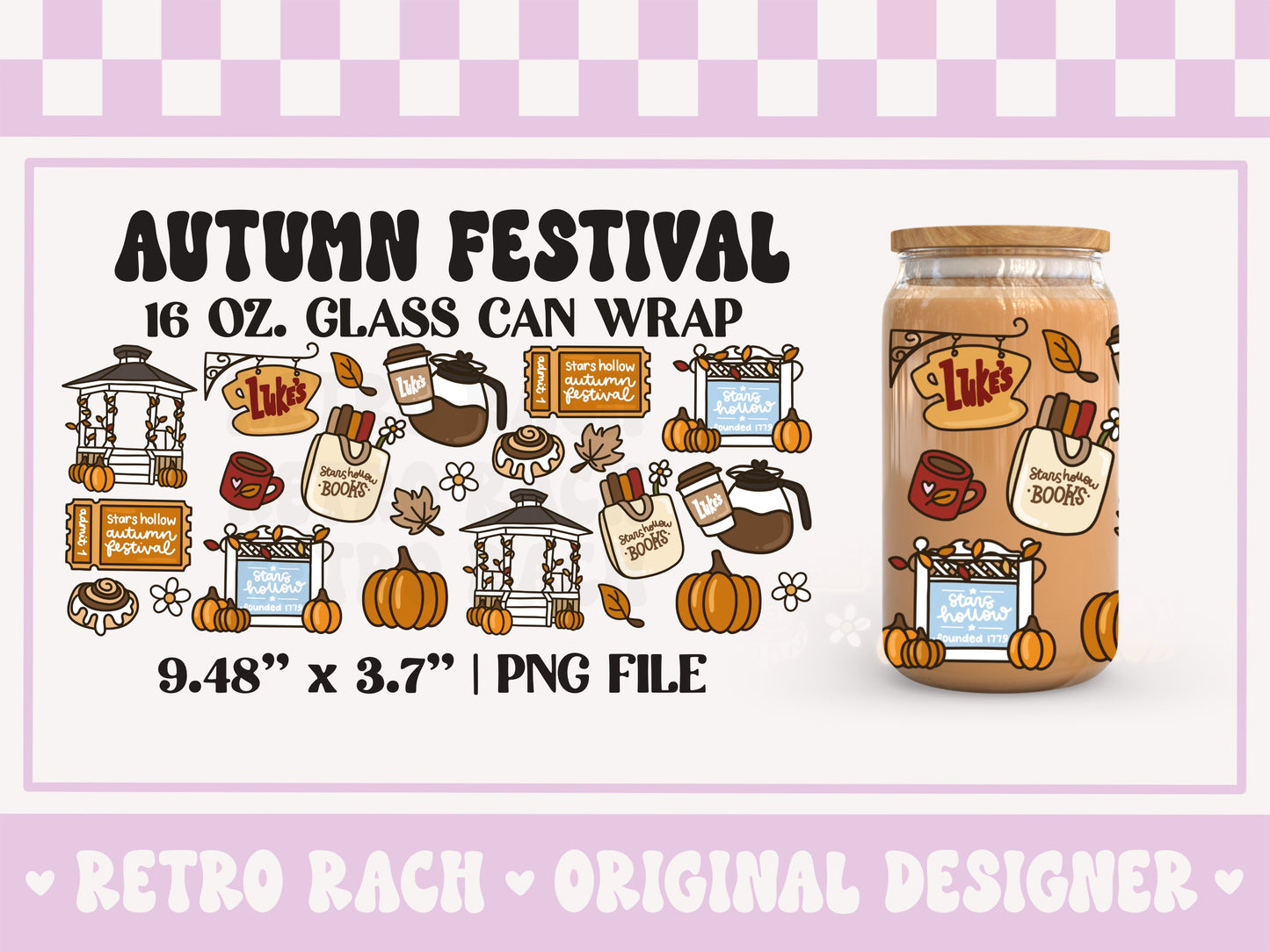 Autumn Festival Cup Wrap File