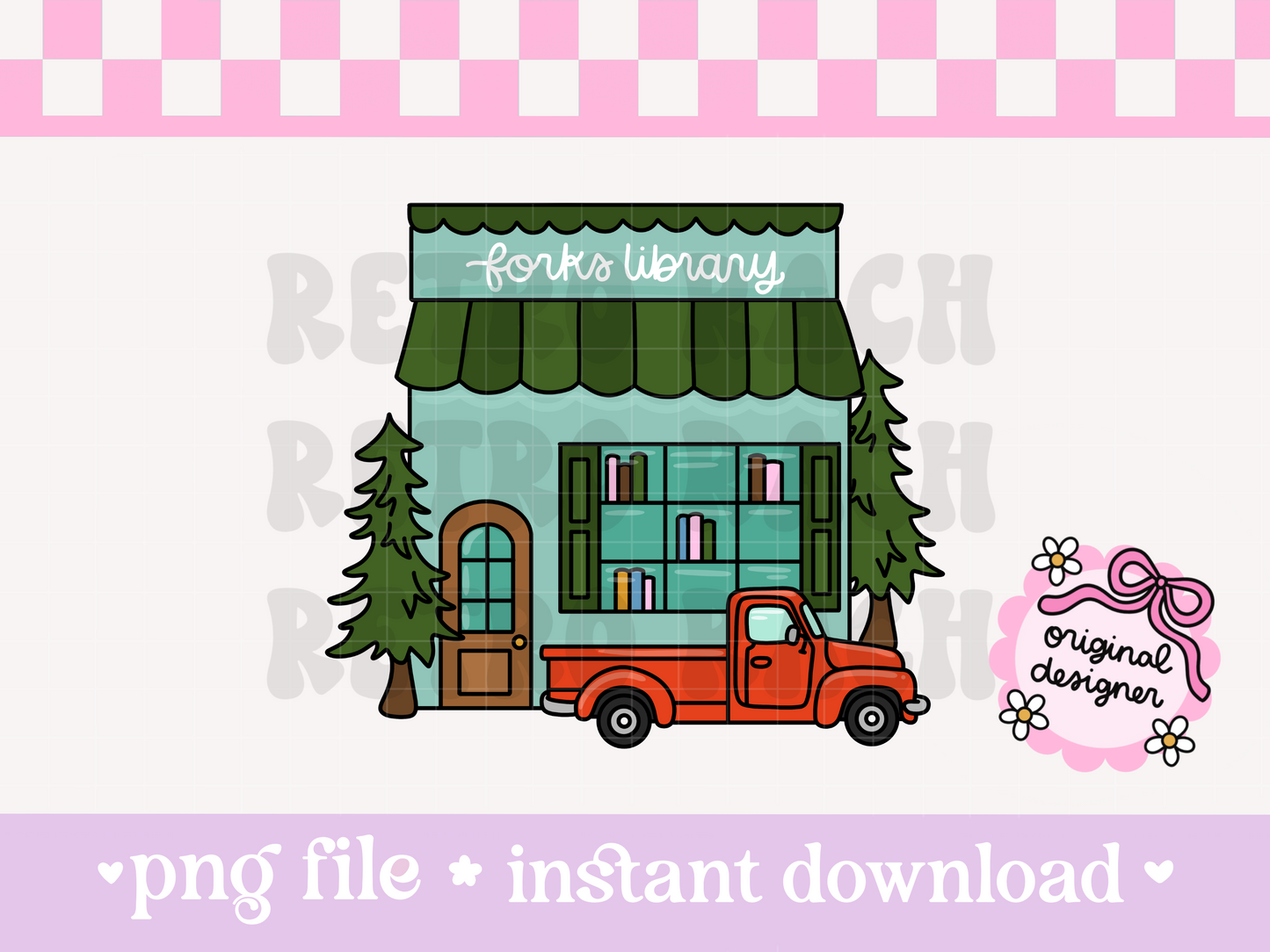Forks Library PNG File
