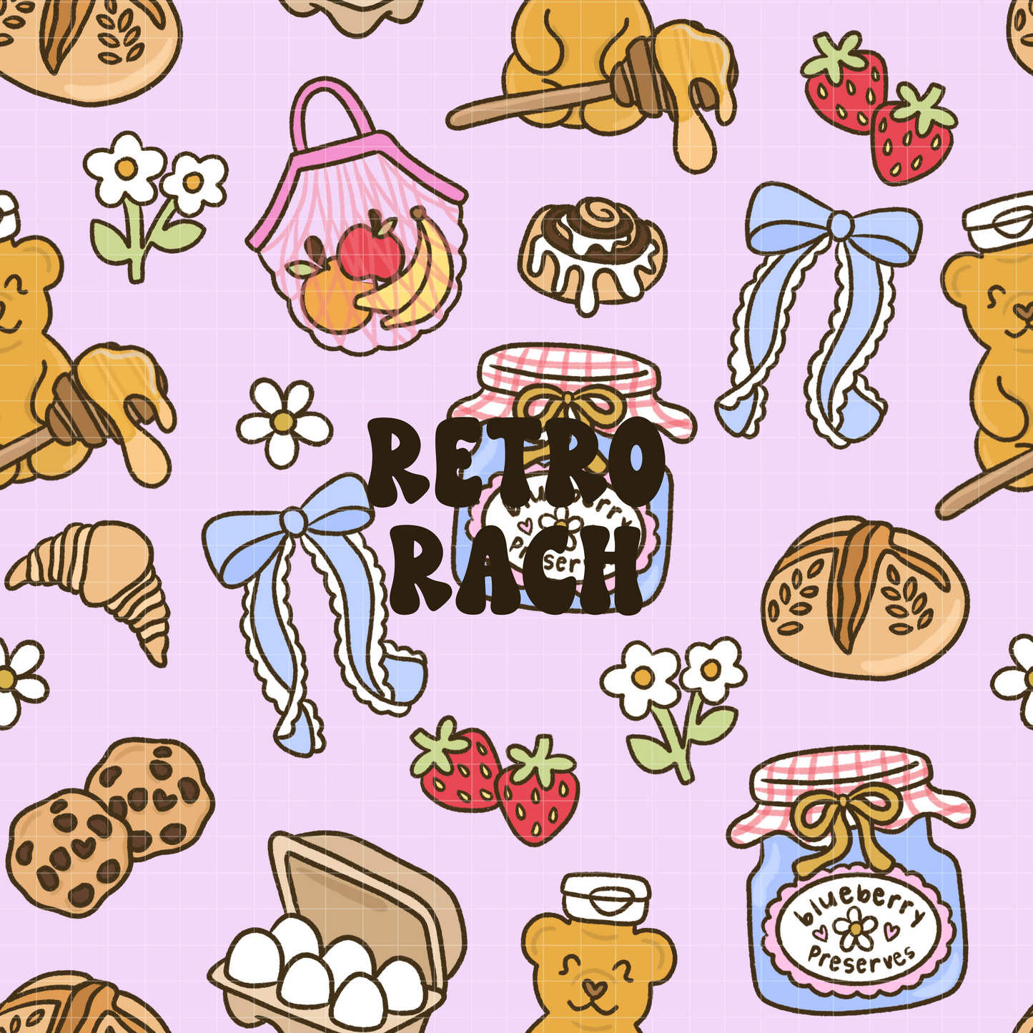 Farmer's Market Seamless Pattern