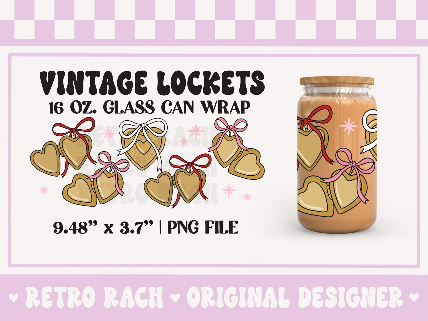 Vintage Lockets Cup Wrap File