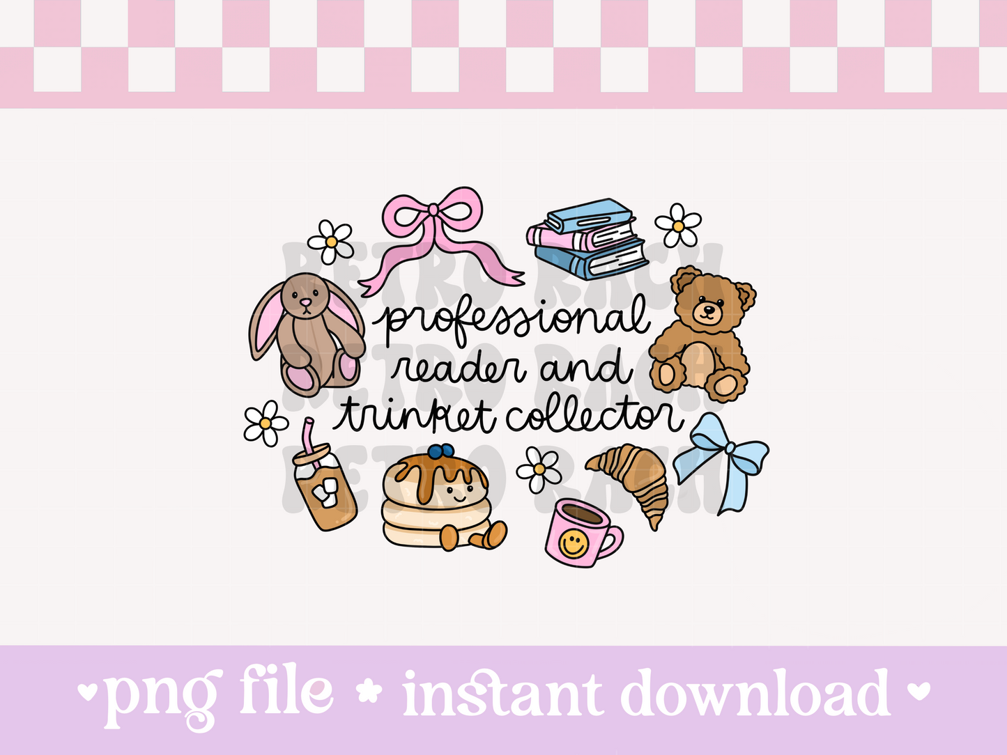 Reader & Trinket Collector PNG File