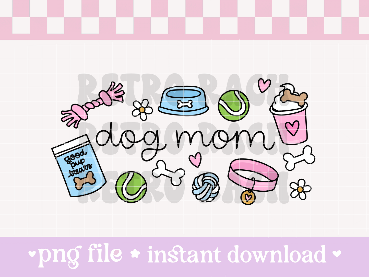 Dog Mom PNG File