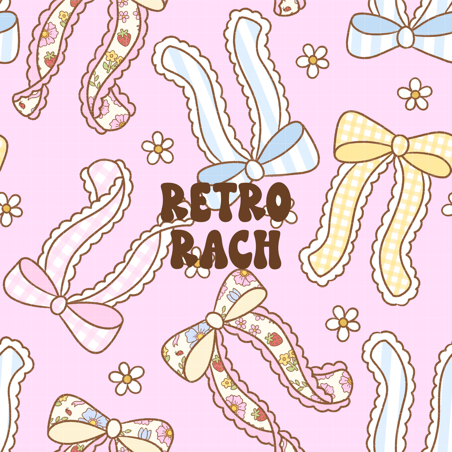 Cottage Bows Seamless Pattern