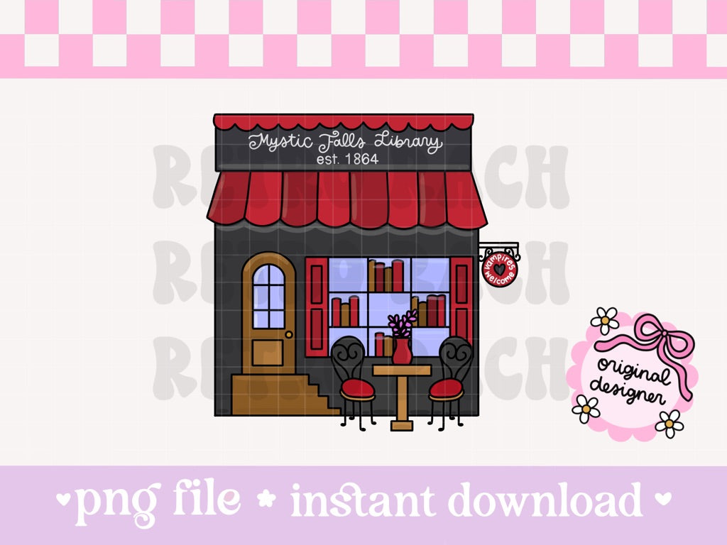 Mystic Library PNG File