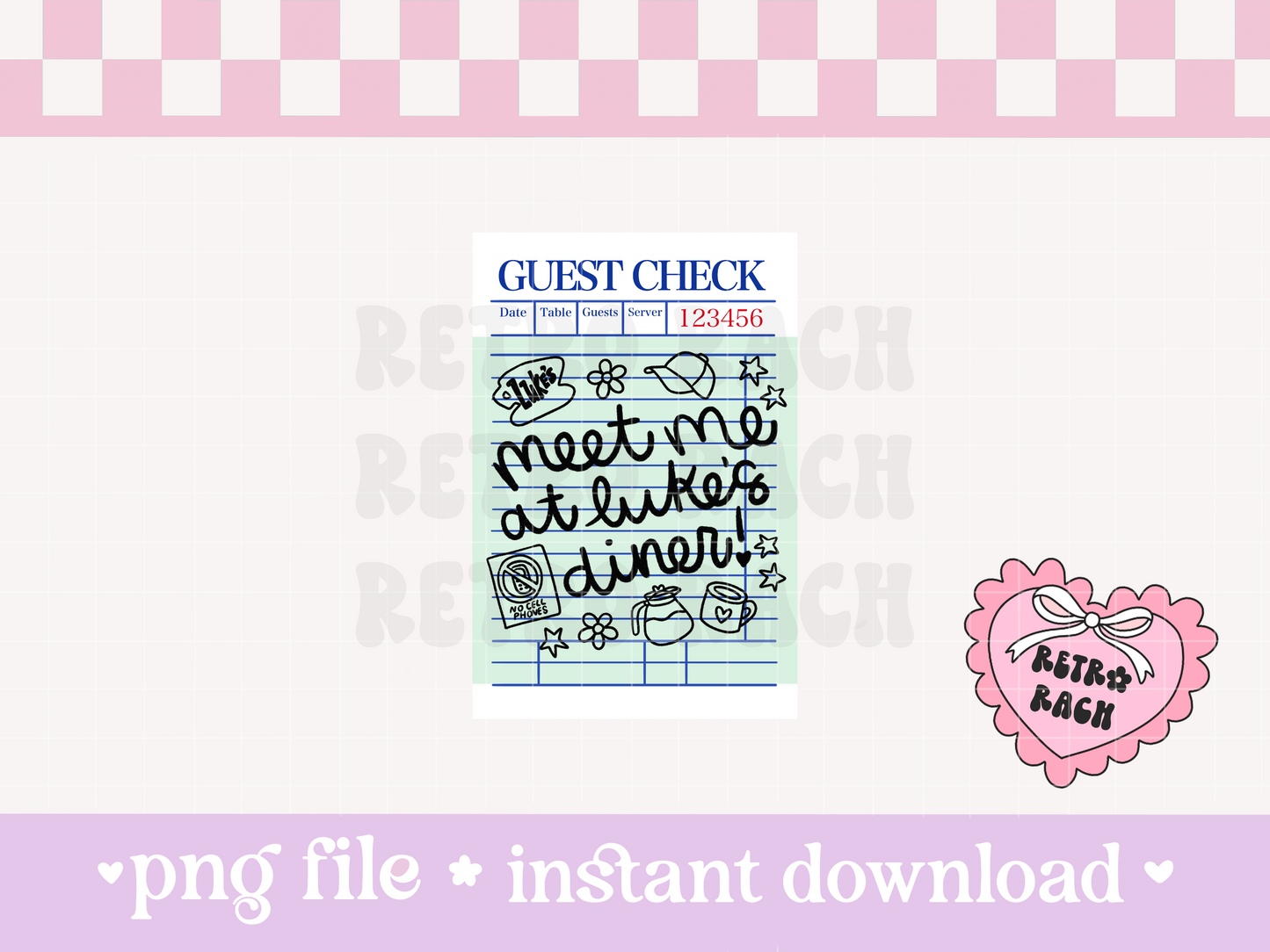 Guest Check PNG
