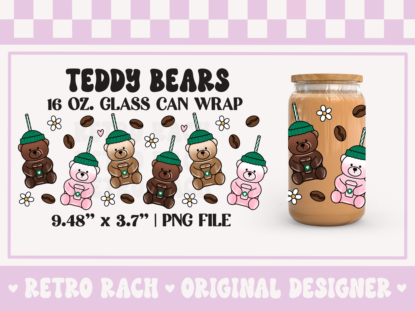 Teddy Bears Cup Wrap File