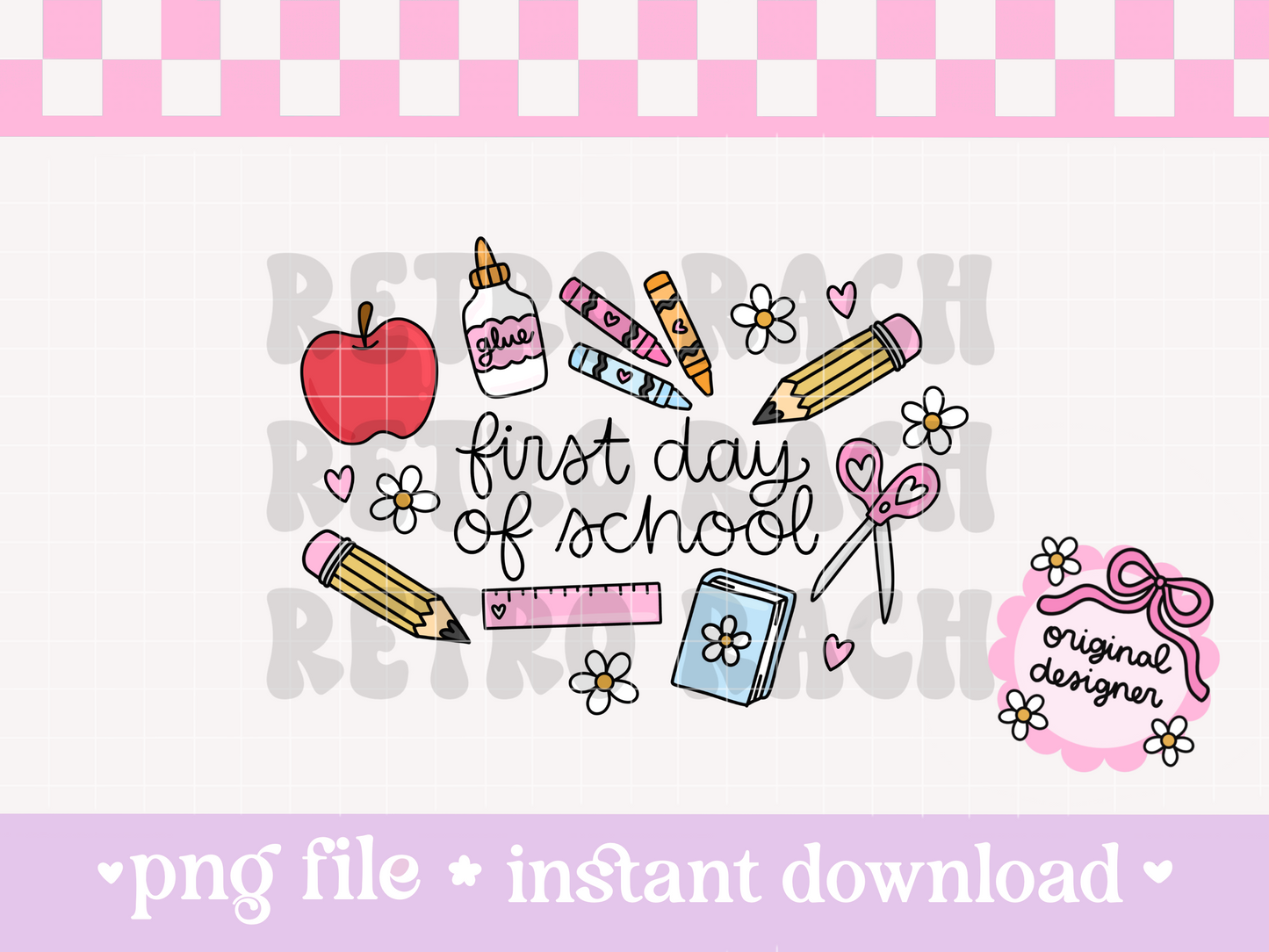 First Day Of School PNG File