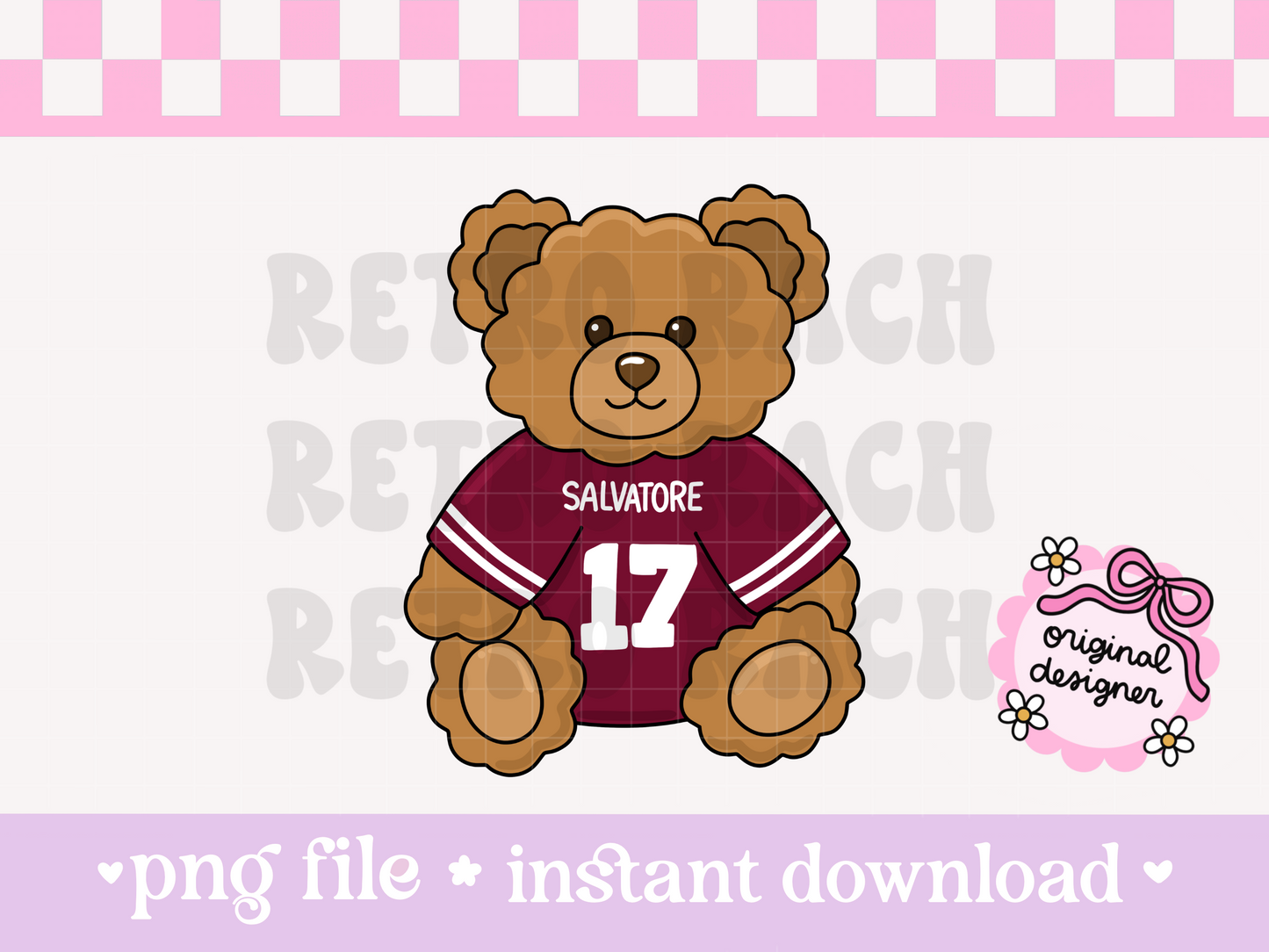 Salvatore Bear PNG File