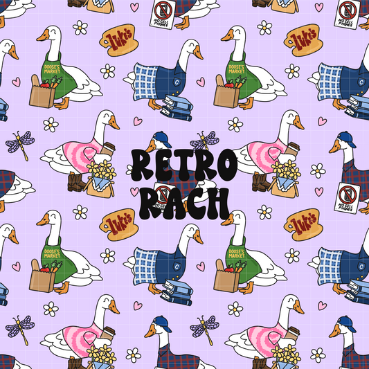 Geese Seamless Pattern