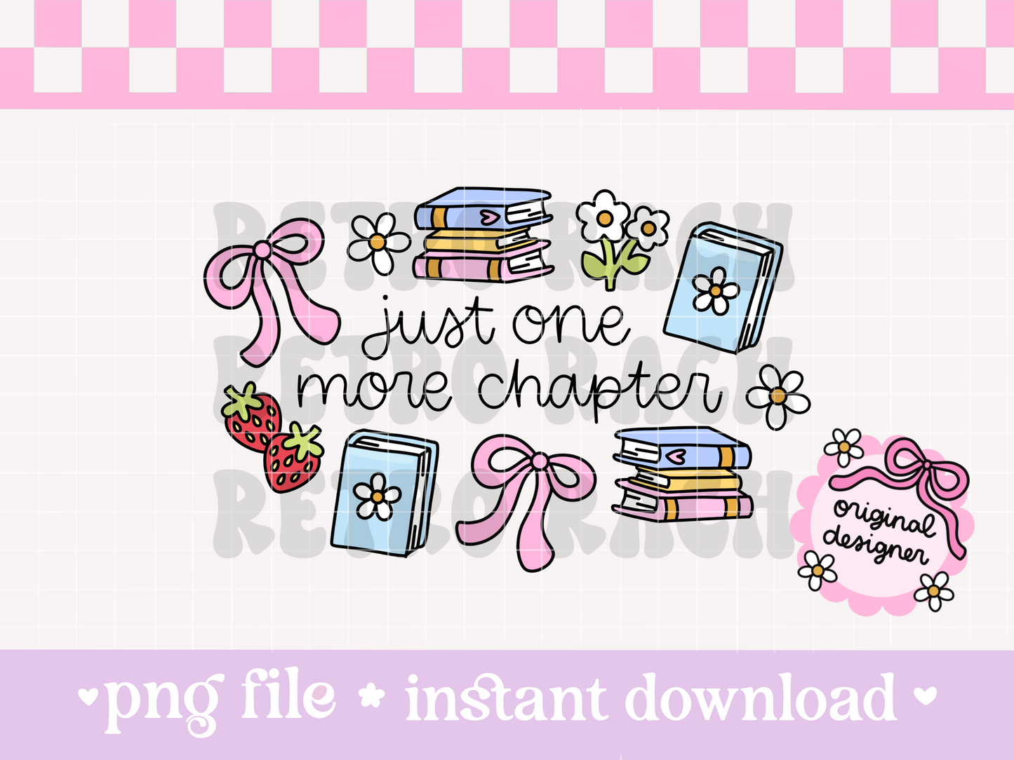 Just One More Chapter PNG File