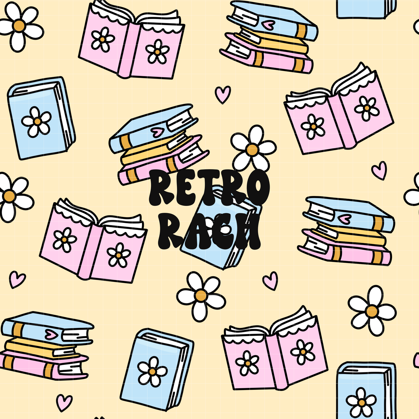 Books Seamless Pattern
