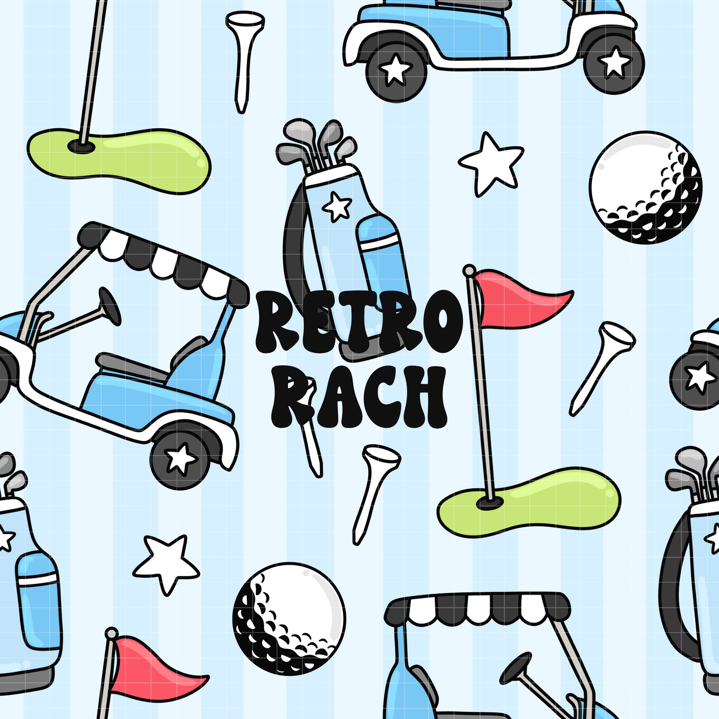 Golf Seamless Pattern
