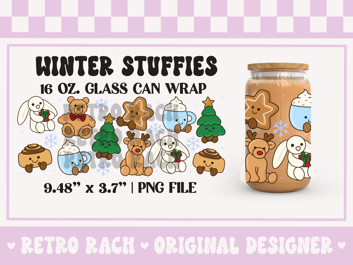 Winter Stuffies Cup Wrap File