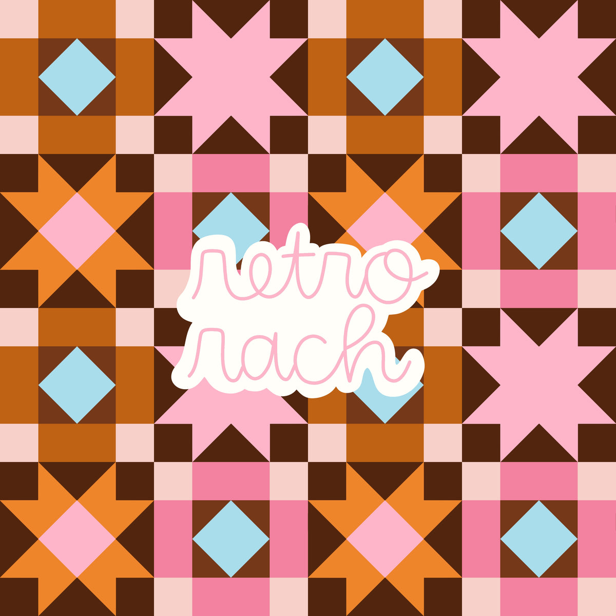 Autumn Picnic Quilt Seamless Pattern