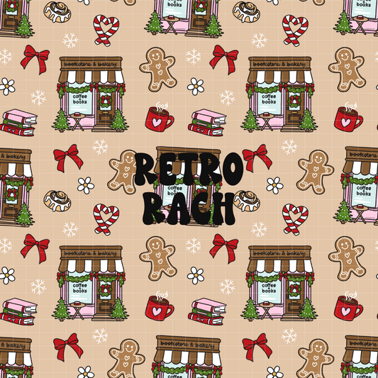 Christmas Bakery Seamless Pattern