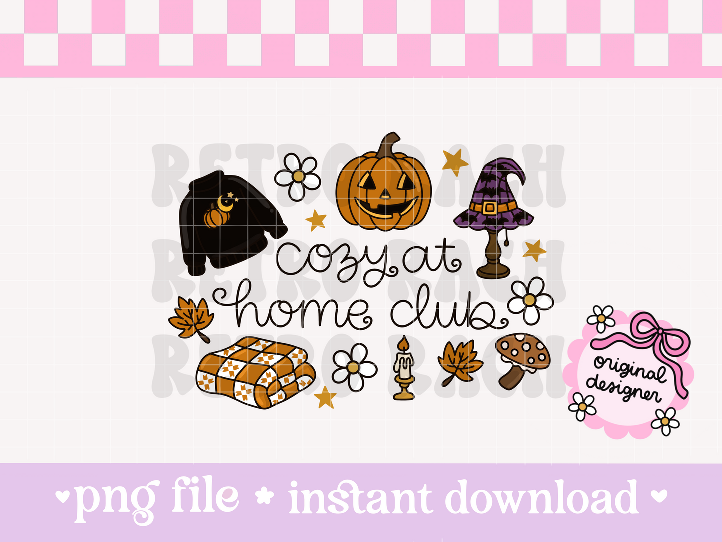 Cozy At Home Club PNG