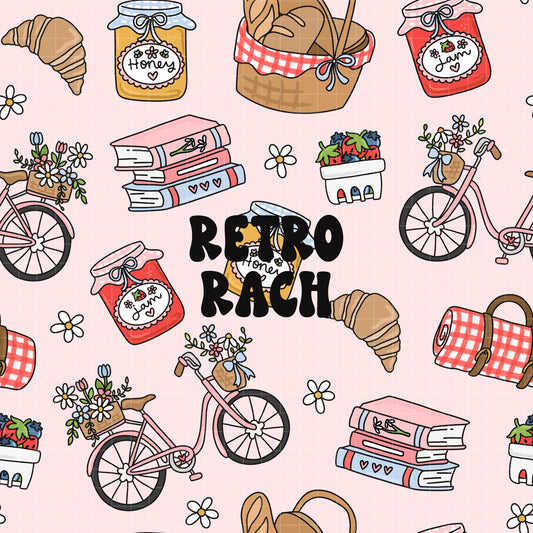 Spring Picnic Seamless Pattern