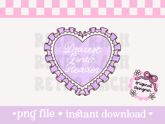 Gentle Reader PNG File