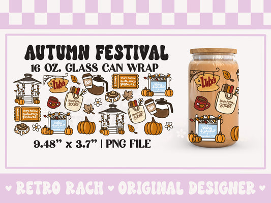 Autumn Festival Cup Wrap File