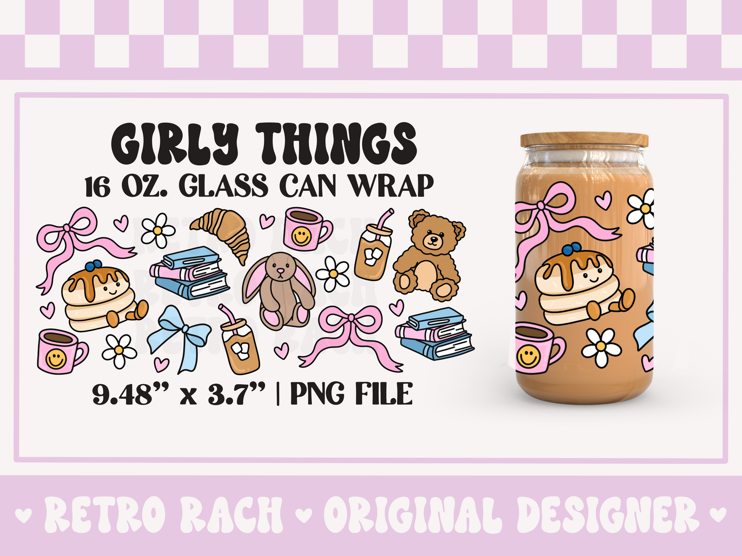 Girly Things Cup Wrap File