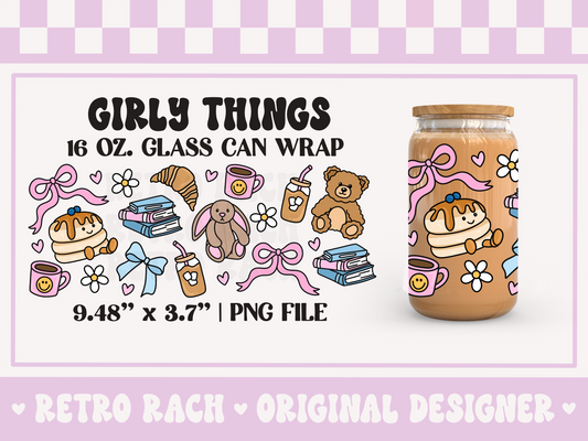 Girly Things Cup Wrap File