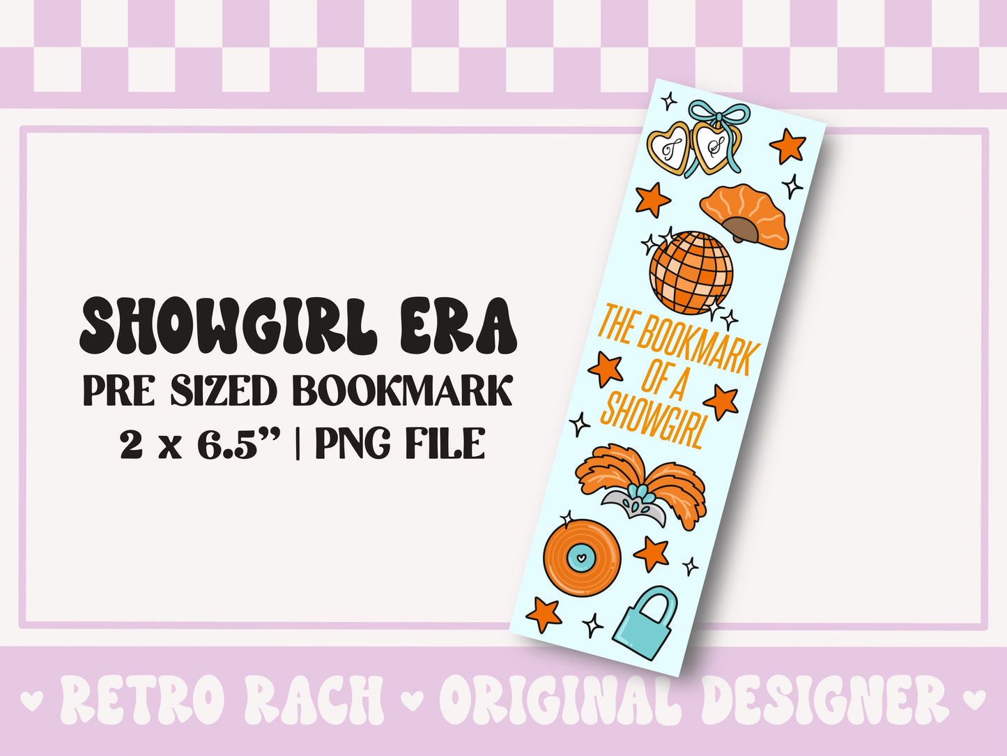 Showgirl Bookmark PNG File