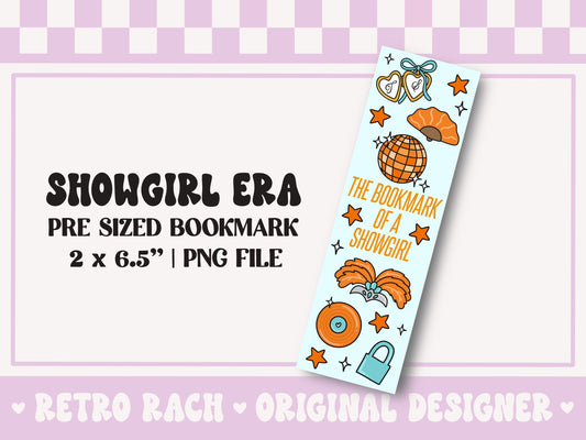 Showgirl Bookmark PNG File