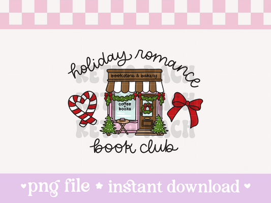 Holiday Romance Book Club PNG File