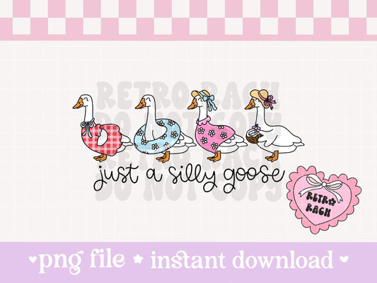 Just A Silly Summer Goose PNG File