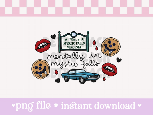 Mentally In Mystic Falls PNG File
