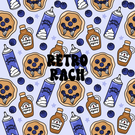 Damon’s Pancakes Seamless Pattern