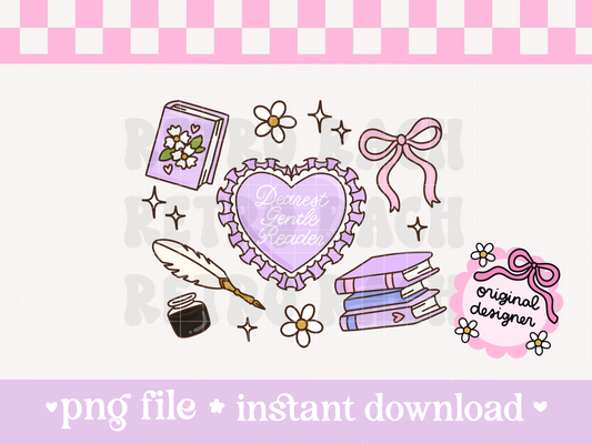 Gentle Reader PNG File