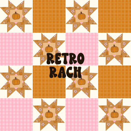 Fall Quilt Seamless Pattern