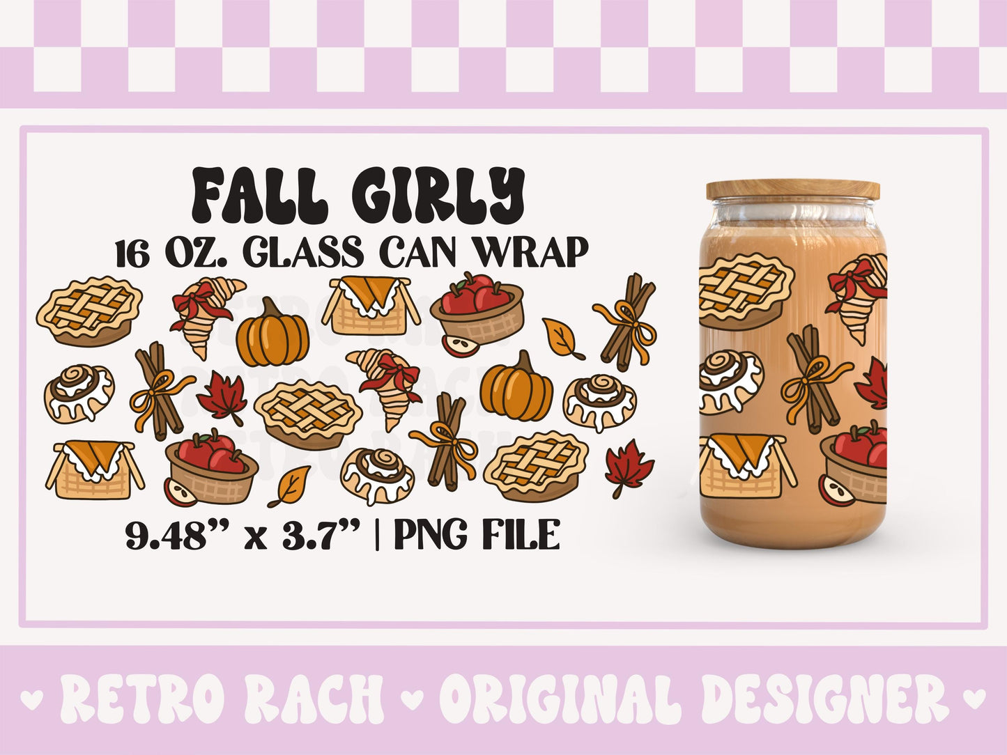 Fall Girly Cup Wrap file
