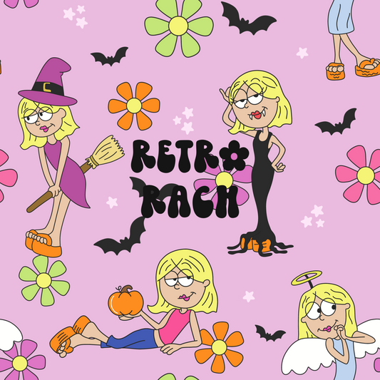 Lizzie Halloween Seamless Pattern