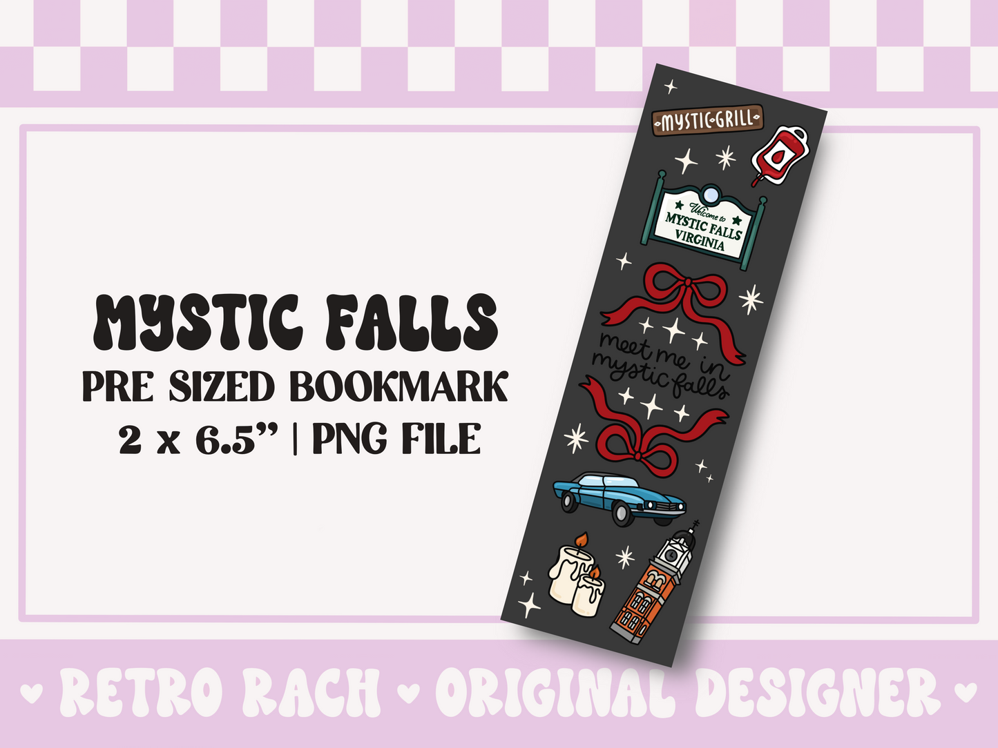 Meet Me Bookmark PNG File