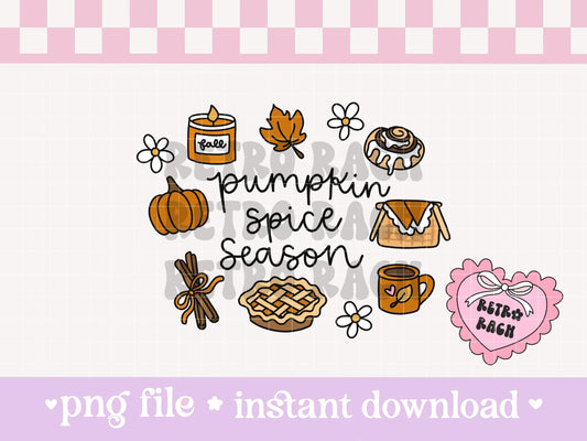 Pumpkin Spice Season PNG file