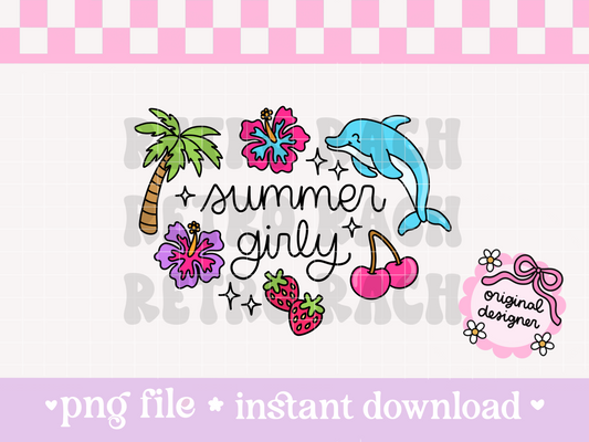 Summer Girly PNG File