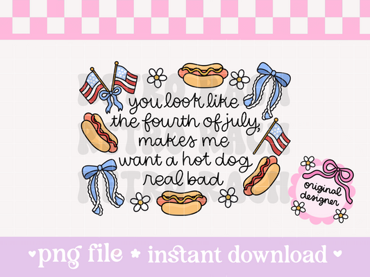 Makes Me Want A Hot Dog PNG File