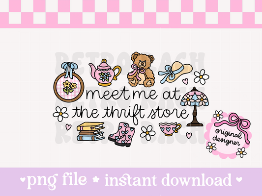 At The Thrift Store PNG File