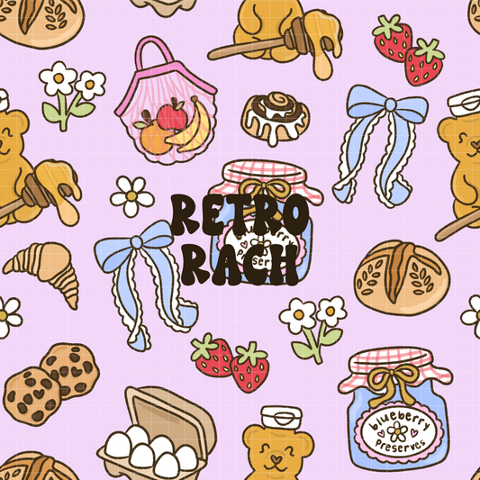 Farmer's Market Seamless Pattern
