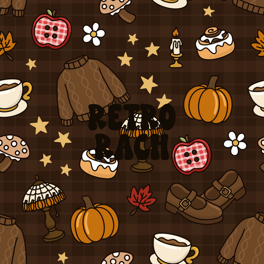 Whimsical Fall Seamless Pattern