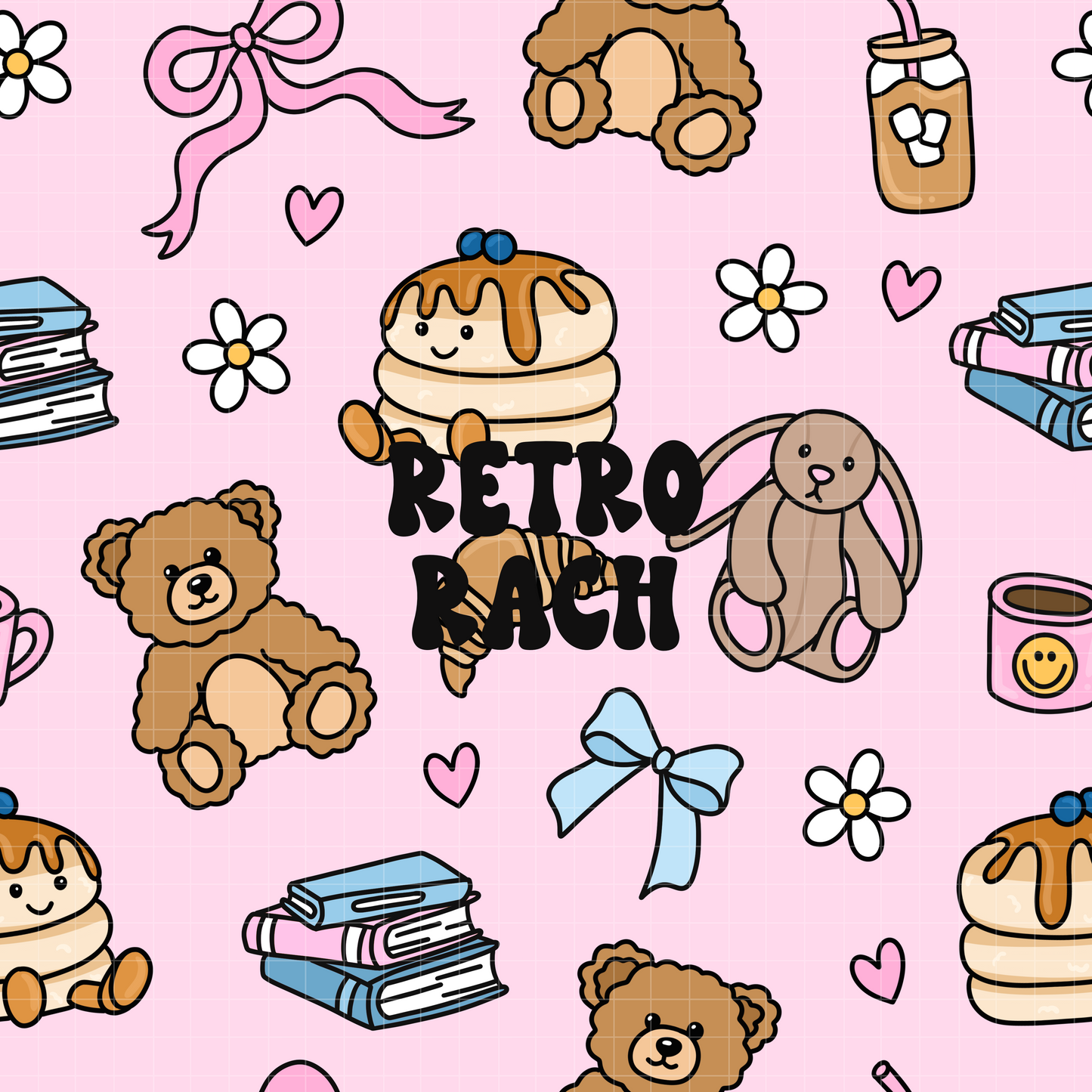 Just Girly Things Seamless Pattern