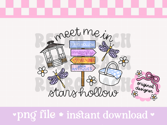 Meet Me In Stars Hollow PNG File