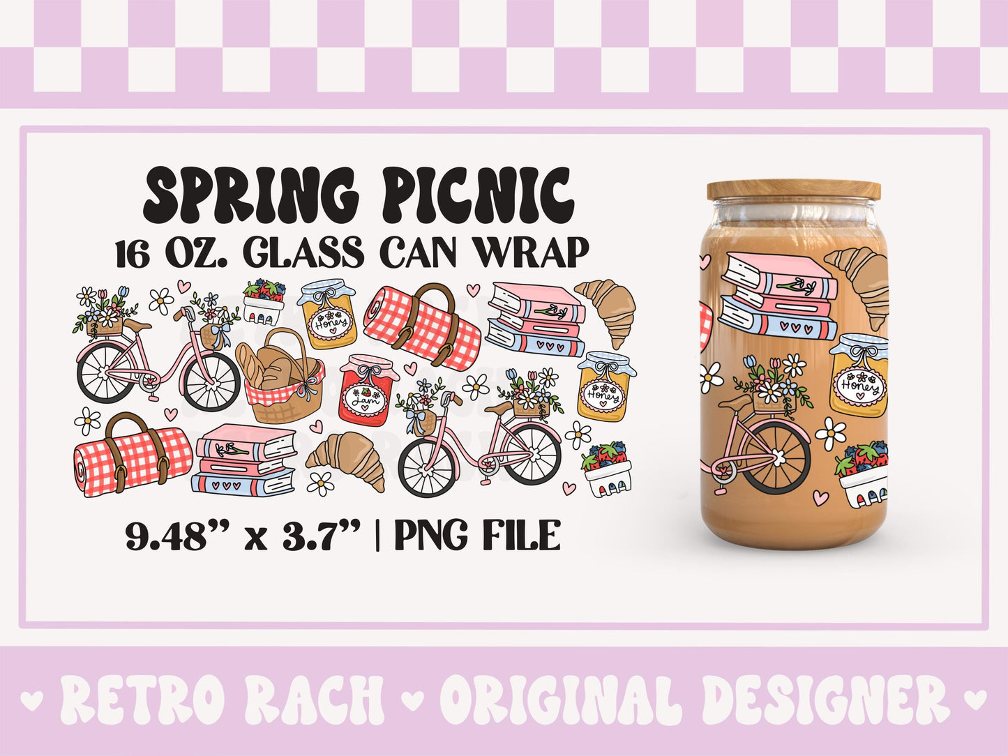 Spring Picnic Cup Wrap File