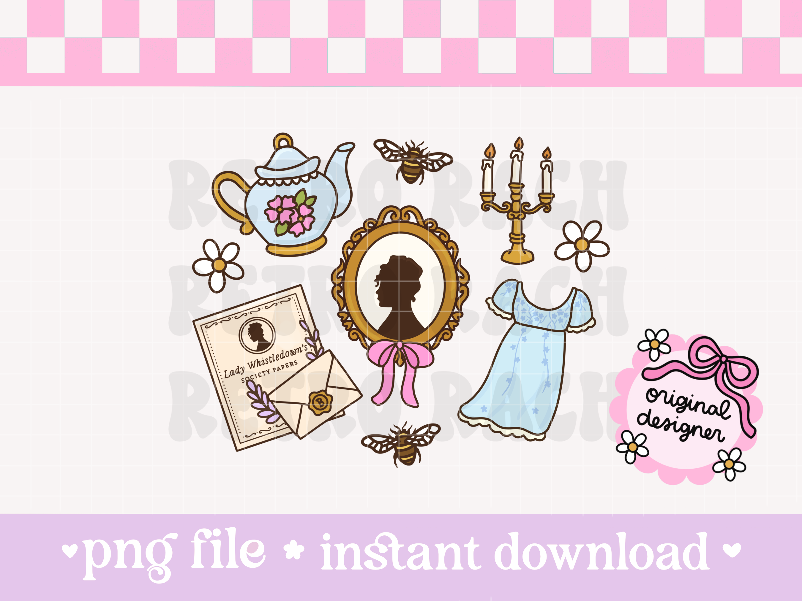 Regency Effect Icon Regency Era PNG File – Retro Rach