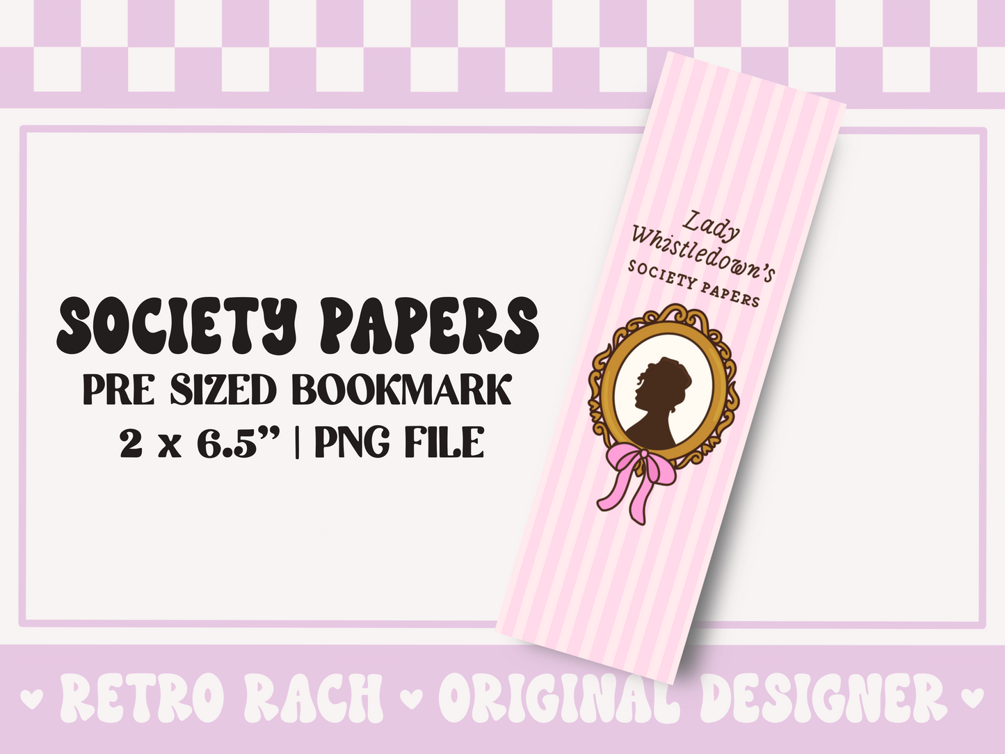 Society Papers Bookmark PNG File