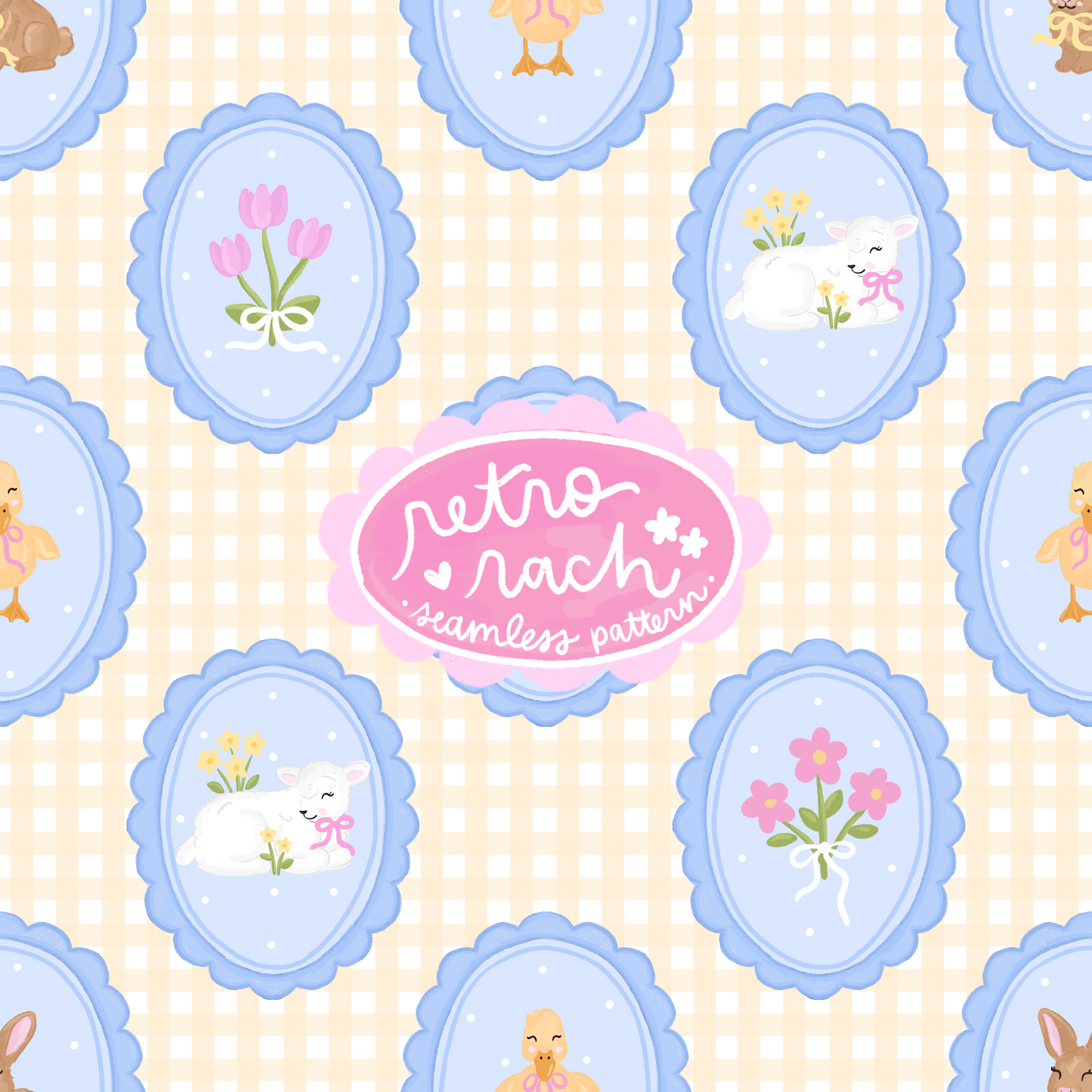 Sweet Spring Seamless Pattern