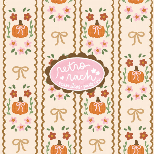 Coquette Fall Seamless Pattern