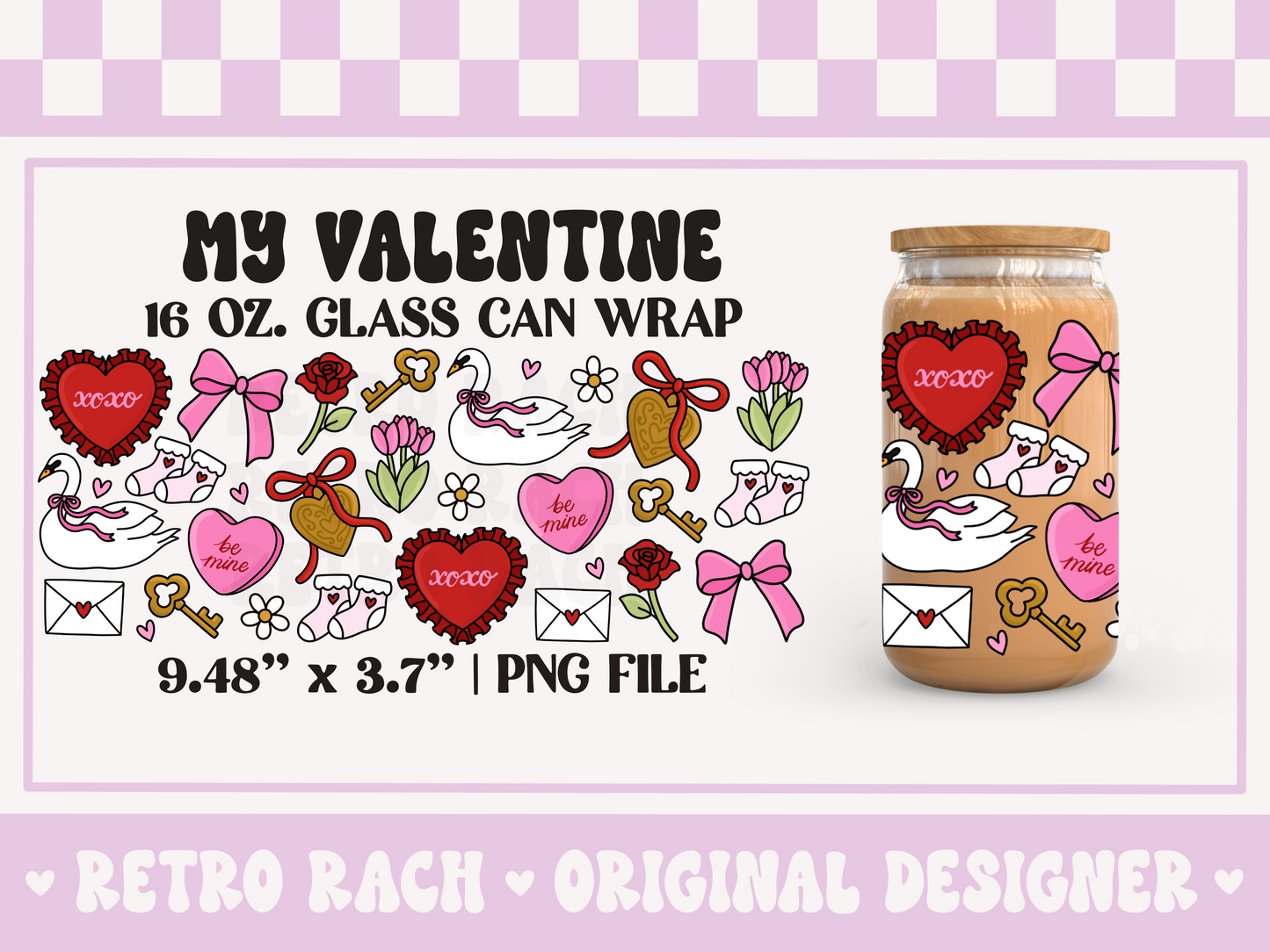 Very Valentine Cup Wrap File
